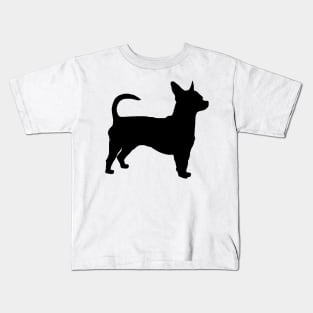 Chihuahua Dog Canine Silhouette Pet Kids T-Shirt